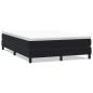 Preview: Boxspringbett ohne Matratze Schwarz 160x210 cm Samt