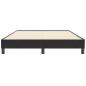 Preview: Boxspringbett ohne Matratze Schwarz 160x210 cm Samt