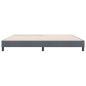 Preview: Boxspringbett ohne Matratze Dunkelgrau 180x210 cm Samt