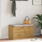 Preview: ARDEBO.de - Flurbank SANDNES 87x40x50 cm Massivholz Kiefer