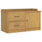 Preview: Flurbank SANDNES 87x40x50 cm Massivholz Kiefer
