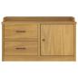 Preview: Flurbank SANDNES 87x40x50 cm Massivholz Kiefer