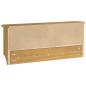 Preview: Wandgarderobe SANDNES 87x12x35 cm Massivholz Kiefer