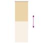 Preview: ARDEBO.de - Verdunkelungsrollo Beige 55x130cm Stoffbreite 50,7 cm Polyester