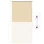 Preview: Verdunkelungsrollo Beige 80x175cm Stoffbreite 75,7 cm Polyester