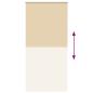 Preview: Verdunkelungsrollo Beige 110x230 cm Stoffbreite 105,7 cm