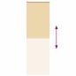 Preview: Verdunkelungsrollo Beige 85x230cm Stoffbreite 80,7 cm Polyester