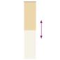 Preview: Verdunkelungsrollo Beige 45x230cm Stoffbreite 40,7 cm Polyester