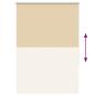 Preview: Verdunkelungsrollo Beige 90x150cm Stoffbreite 85,7 cm Polyester