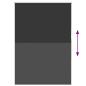 Preview: Verdunkelungsrollo Schwarz 110x150 cm Stoffbreite 105,7 cm
