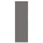 Preview: Verdunkelungsrollo Grau 50x175 cm Stoffbreite 45,7 cm Polyester