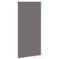 Preview: Verdunkelungsrollo Grau 85x150 cm Stoffbreite 80,7 cm Polyester