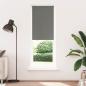 Preview: ARDEBO.de - Verdunkelungsrollo Grau 80x230 cm Stoffbreite 75,7 cm Polyester