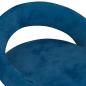 Preview: Barhocker 2 Stk. Blau Samt
