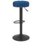 Preview: Barhocker 2 Stk. Blau Samt