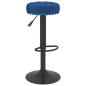Preview: Barhocker 2 Stk. Blau Samt