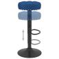 Preview: Barhocker 2 Stk. Blau Samt