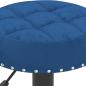 Preview: Barhocker 2 Stk. Blau Samt