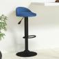 Preview: ARDEBO.de - Barhocker Blau Samt