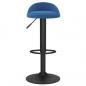 Preview: Barhocker Blau Samt