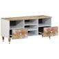 Preview: TV-Schrank 100x33,5x46 cm Massivholz Mango