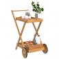 Preview: Teewagen 54x87x90 cm Massivholz Akazie