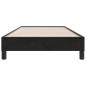 Preview: Boxspringbett ohne Matratze Schwarz 80x210 cm Samt