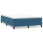 Preview: Boxspringbett ohne Matratze Dunkelblau 140x210 cm Samt