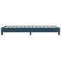 Preview: Boxspringbett ohne Matratze Dunkelblau 100x210 cm Samt
