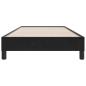 Preview: Boxspringbett ohne Matratze Schwarz 100x210 cm Samt