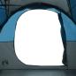 Preview: Tunnel-Familienzelt 6 Personen Blau Wasserdicht