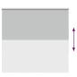 Preview: Verdunkelungsrollo Hellgrau 165x130cm Stoffbreite 161,6cm