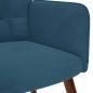 Preview: Relaxsessel Blau Samt