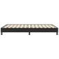 Preview: Boxspringbett ohne Matratze Schwarz 120x210 cm Samt