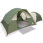 Preview: Campingzelt 5 Personen Grün Wasserdicht