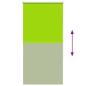 Preview: Verdunkelungsrollo Grün 65x130 cm Stoffbreite 60,7 cm Polyester