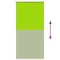 Preview: Verdunkelungsrollo Grün 70x150 cm Stoffbreite 65,7 cm Polyester