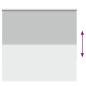 Preview: Verdunkelungsrollo Hellgrau 160x130cm Stoffbreite 156,6cm