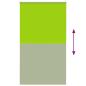 Preview: Verdunkelungsrollo Grün 125x230cm Stoffbreite 121,6cm Polyester