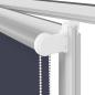 Preview: Verdunkelungsrollo Marineblau 125x210 cm Stoffbreite 121,6 cm