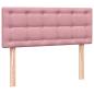 Preview: Boxspringbett mit Matratze Rosa 120x220 cm Samt