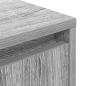 Preview: Nachttisch mit LED-Leuchten Grau Sonoma 38x34x50 cm