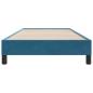 Preview: Boxspringbett ohne Matratze Dunkelblau 80x210 cm Samt