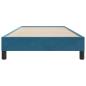 Preview: Boxspringbett ohne Matratze Dunkelblau 90x210 cm Samt