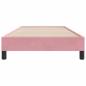 Preview: Boxspringbett ohne Matratze Rosa 100x210 cm Samt