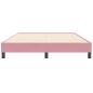 Preview: Boxspringbett ohne Matratze Rosa 140x210 cm Samt