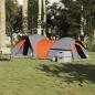 Preview: Campingzelt 5 Personen Grau und Orange Wasserdicht