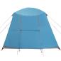 Preview: Campingzelt mit Vorzelt 5 Personen Blau Wasserdicht