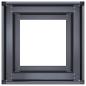 Preview: Pflanzkübel Anthrazit 40x40x80 cm Kaltgewalzter Stahl