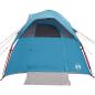Preview: Campingzelt 5 Personen Blau Wasserdicht